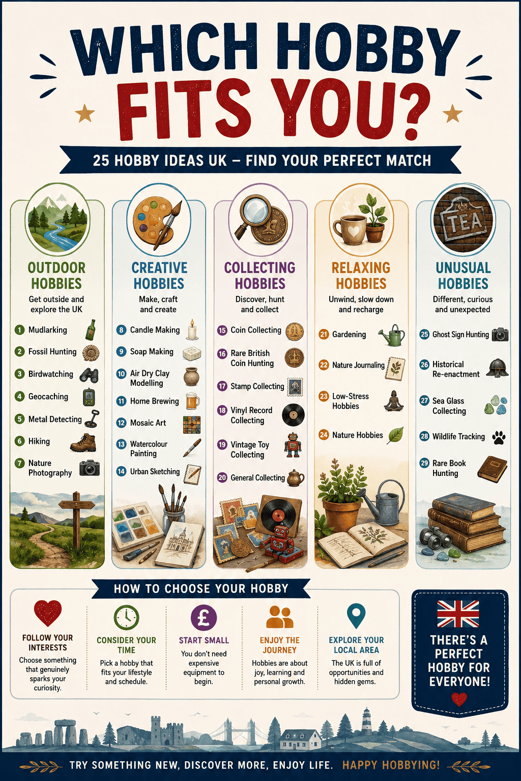 Hobby Ideas UK: 25 Hobbies You Probably Haven’t Tried Yet - Hobby Ideas ...
